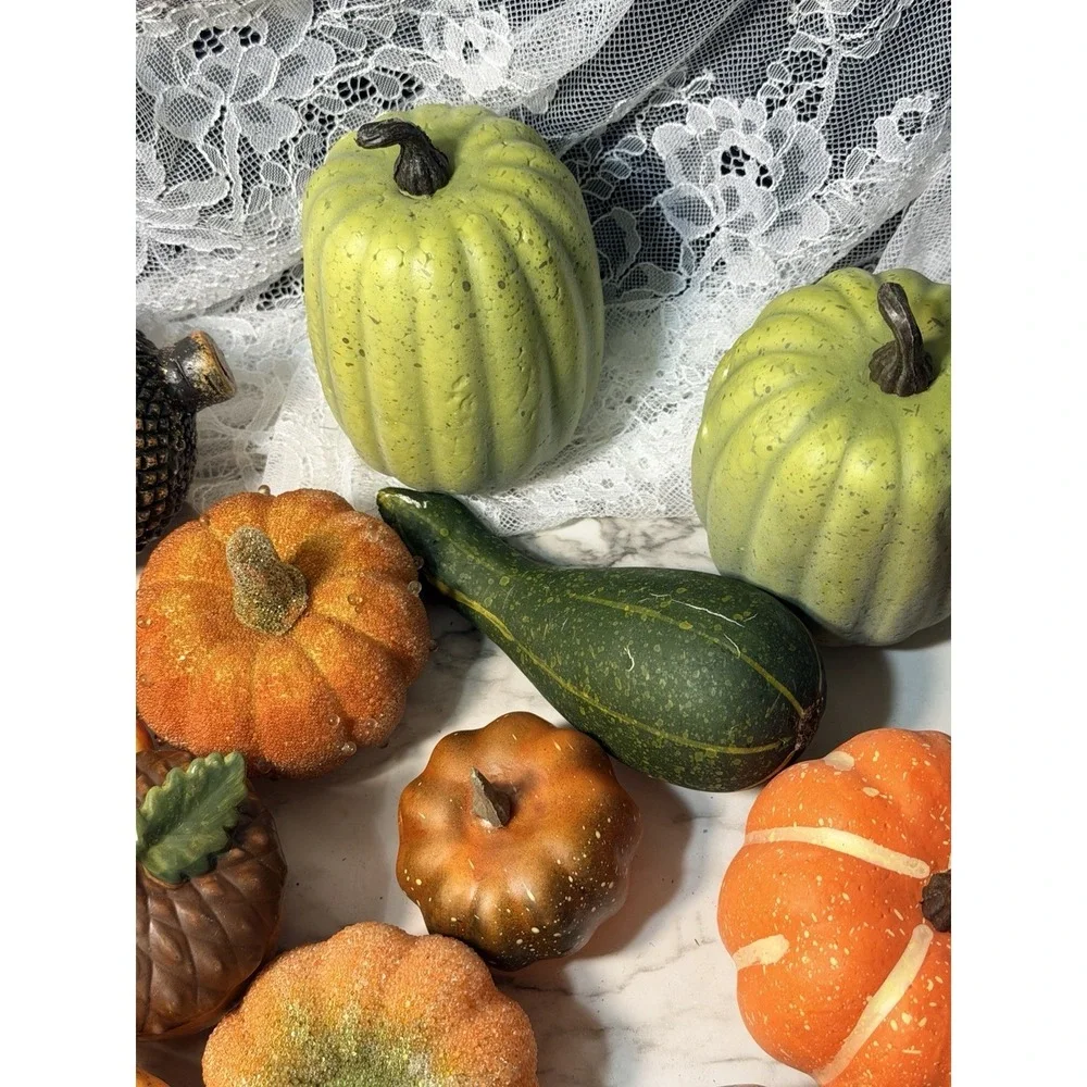 VTG 16PC Fall Vegetable Realistic‎ Look (P2933)